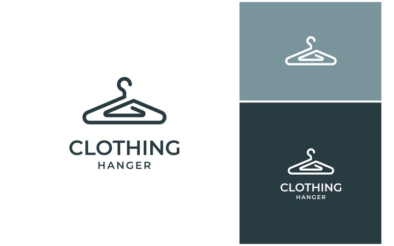 Logo de vêtements sur cintre