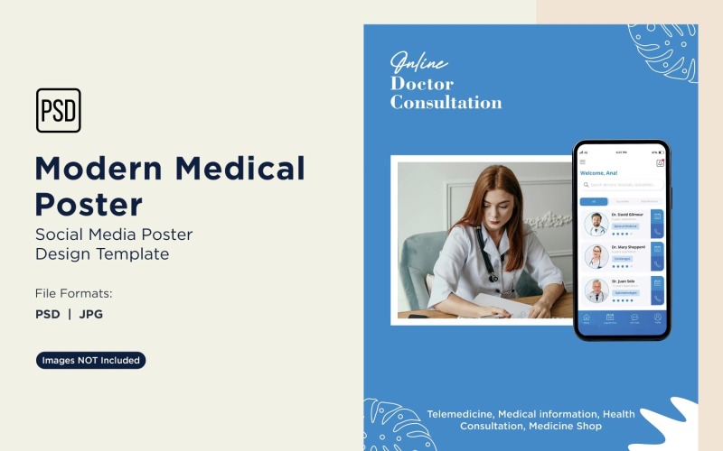 Medizinische Poster-Design-Vorlage 42