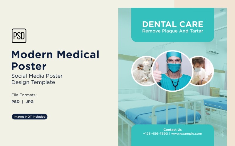 Modello di progettazione di poster medici 47