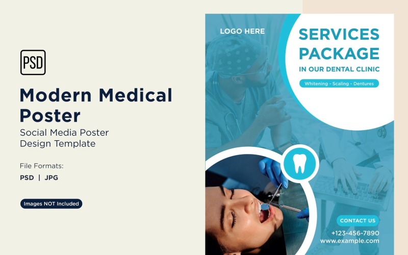 Modello di progettazione di poster medici 78