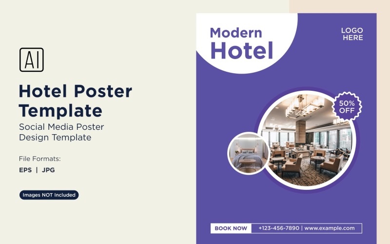 Designvorlage für Hotelmarketing-Poster 76