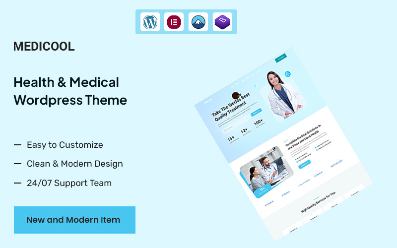 Medicool – Orvosi és egészségügyi WordPress téma