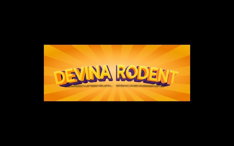 Devina Rodent 完全可编辑矢量 3D 文本效果