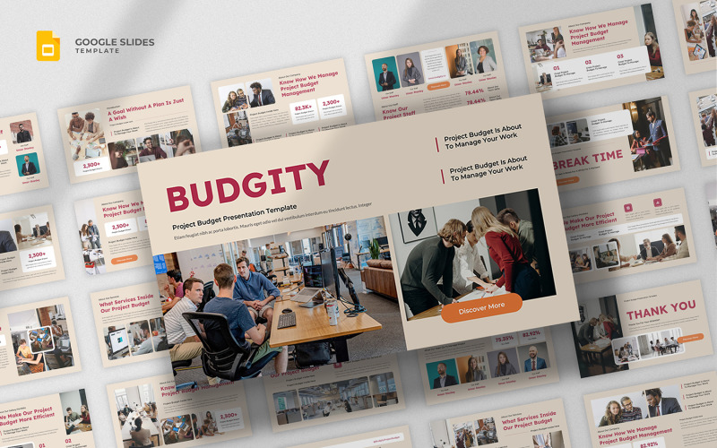 Budgity - Шаблон Google Slides для бюджета проекта