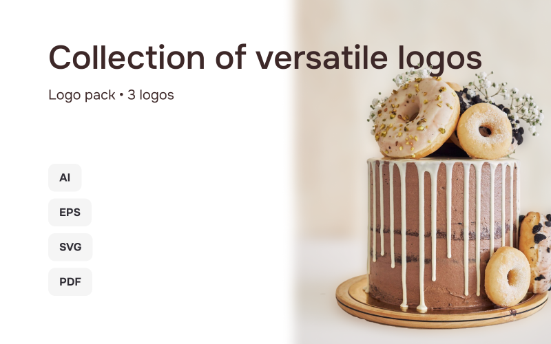 CaféCraft logók – Minimális többcélú logócsomag sablon