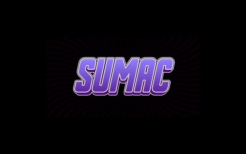 Sumac plně upravitelný vektorový 3D textový efekt