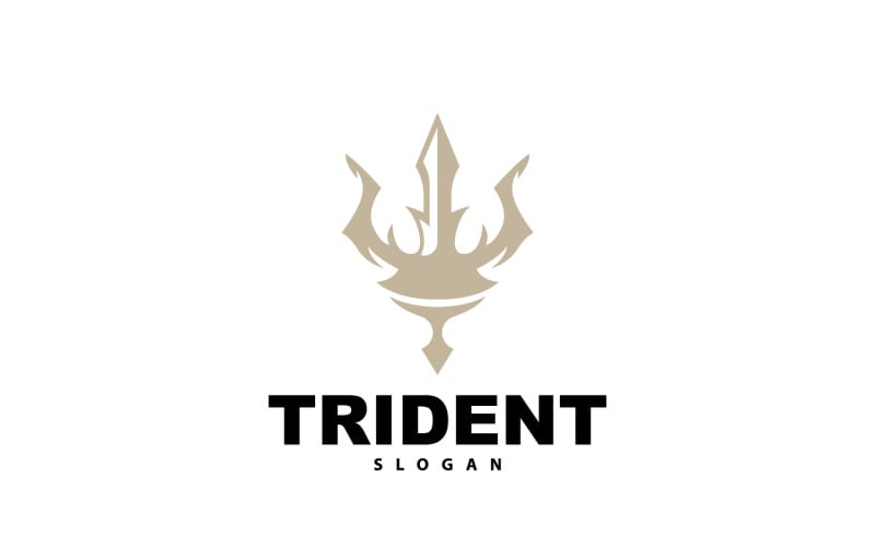 Trident Logo Spear Poseidon Neptune Triton V2