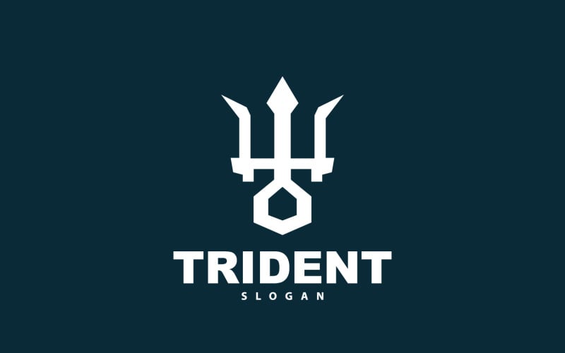 Trident Logo Spear Poseidon Neptune Triton V3