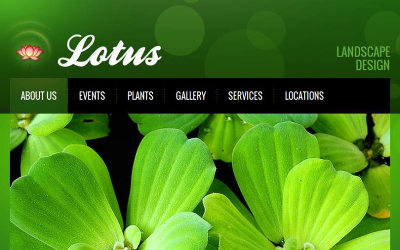 Landscape Design Facebook HTML CMS Template