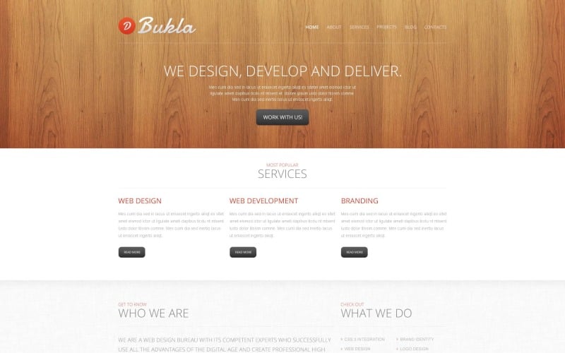 Szablon Combined Design Studio Drupal