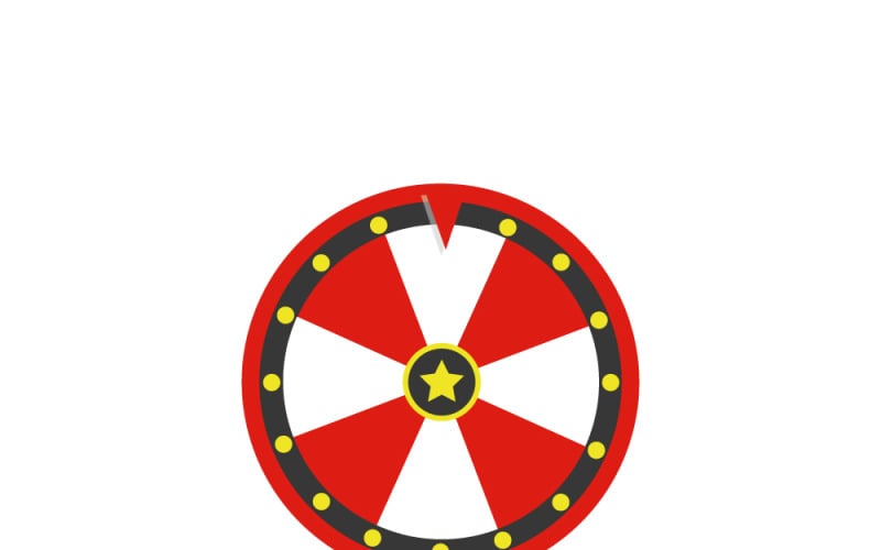 Wheel Of Fortune lottery luck illustration