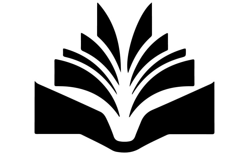 Мистецтво ілюстрації силует книги