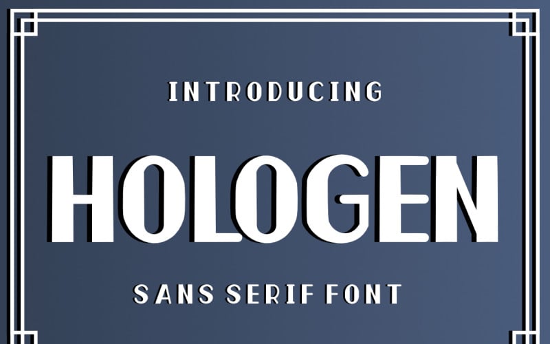 Hologen Sans Serif Premium Font