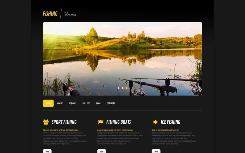 Tema WordPress adaptable a la pesca