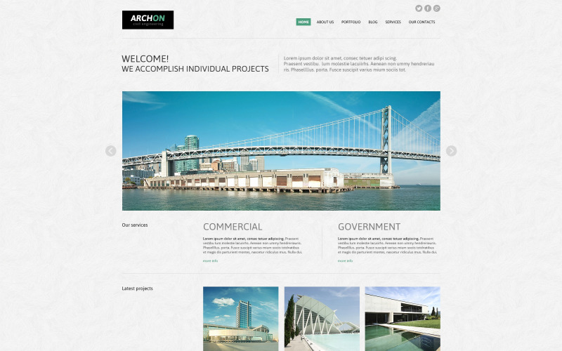 шаблон archon joomla