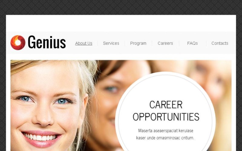 Education Facebook HTML CMS Template