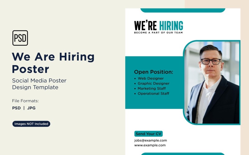 We are Hiring Poster Design Template 29