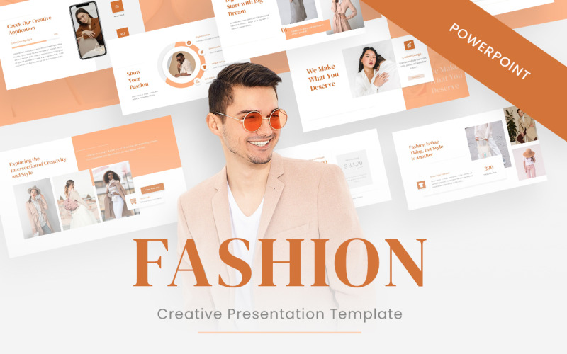 Beaue – Modello di PowerPoint sulla moda