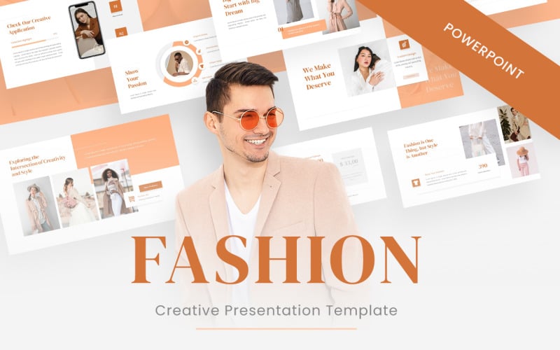 Beaue – PowerPoint-mall för mode