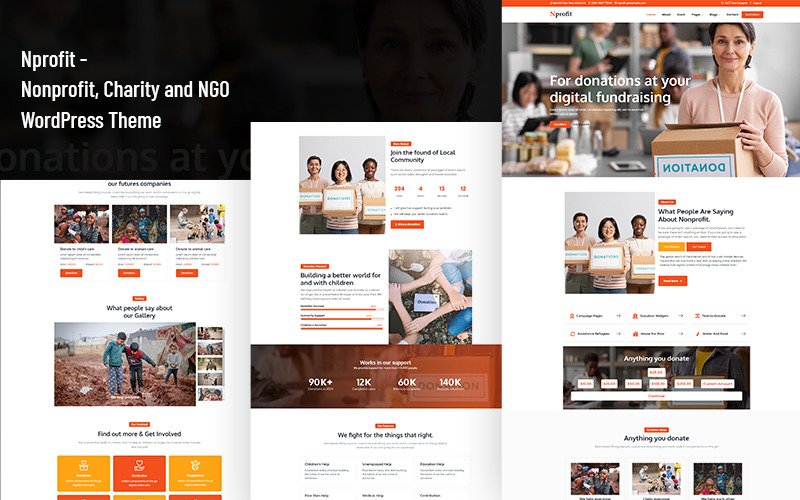 Nprofit - 非营利、慈善和非政府组织 WordPress 主题