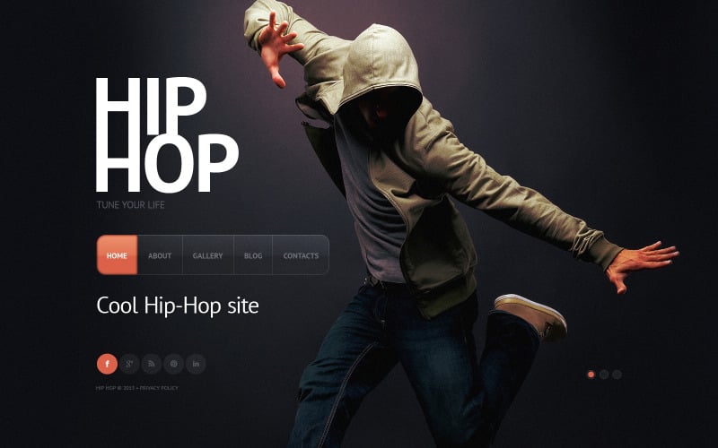 шаблон сайта танцевальной студии