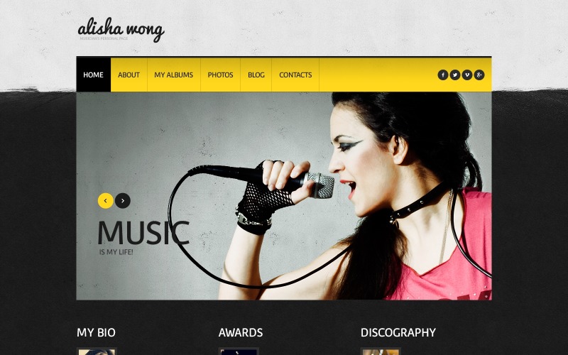 Responsywny motyw WordPress dla strony osobistej