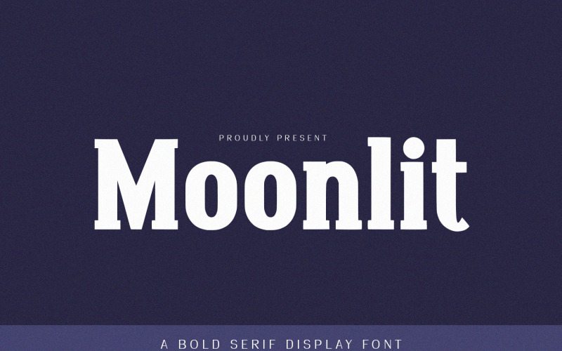 Moonlit - Carattere Serif grassetto