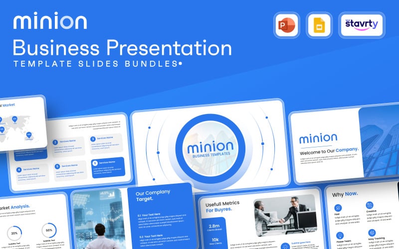 Modèles PowerPoint Business Pack, présentations PowerPoint pitch deck