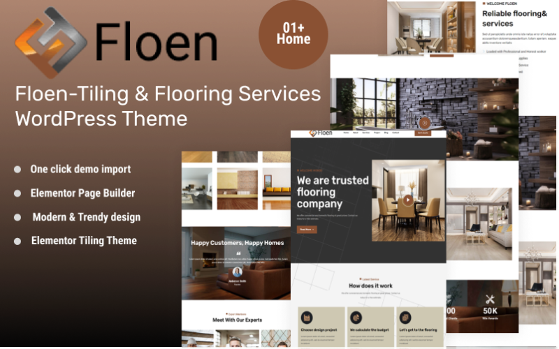 Floen-Fliesen- und Bodenbelagsdienste WordPress Theme