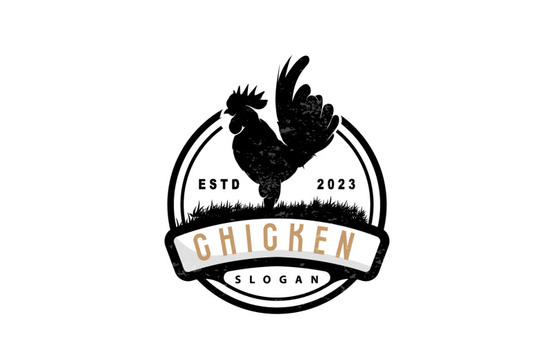 Logo kurczaka Pieczony kurczak Restauracja Farm V4