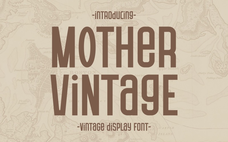Mother Vintage - Carattere di visualizzazione classico