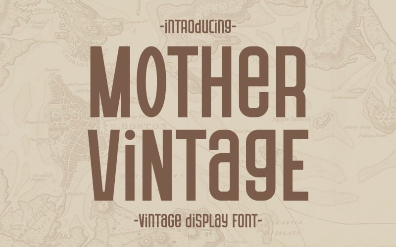Mother Vintage - класичний дисплейний шрифт