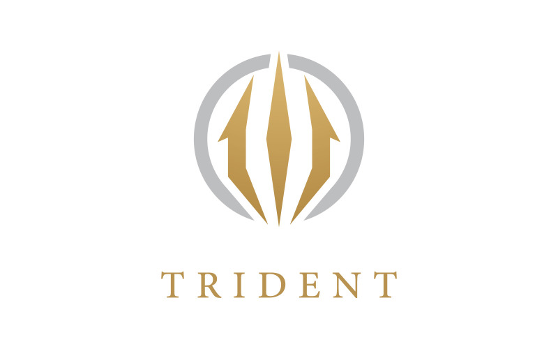 三叉戟 Logo 模板矢量图标 3