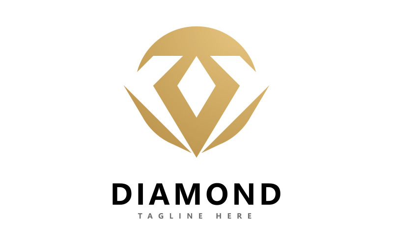 Szablon projektu wektorowego logo diamentu 6