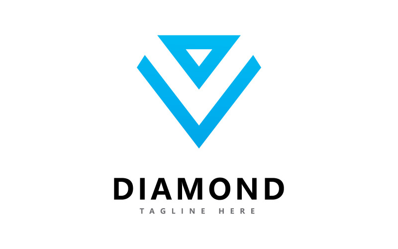 Szablon projektu wektorowego logo diamentu2