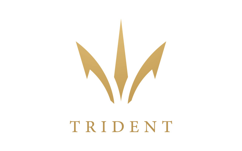 Trident logotyp mall vektor ikon 4
