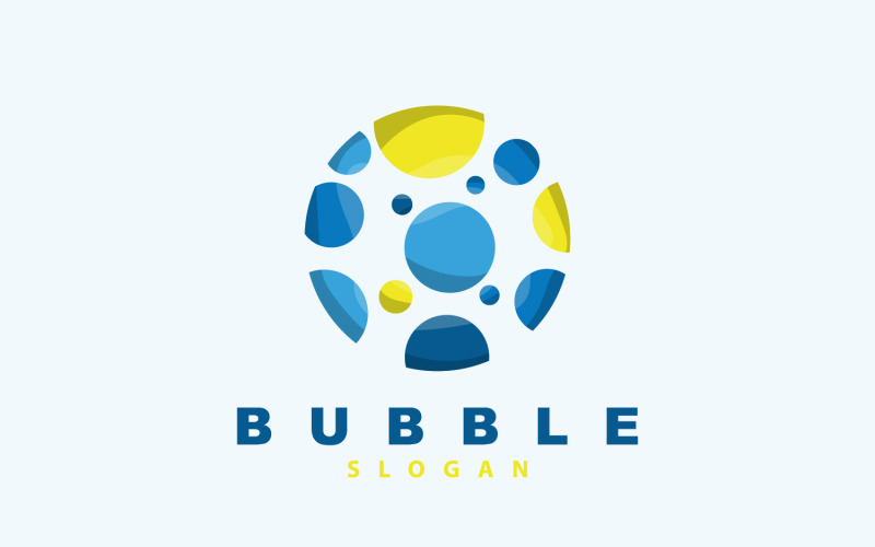 Bubble Logo Beautiful Bubble Vector Design V2
