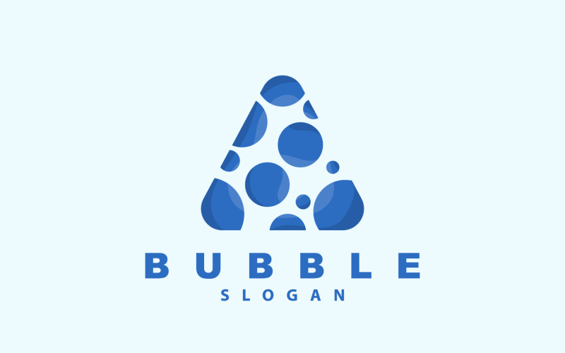 Logo Bubble Bellissimo design vettoriale Bubble V7