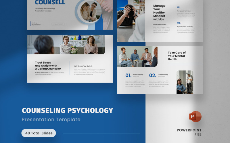 Counsell - Modello di PowerPoint per la consulenza