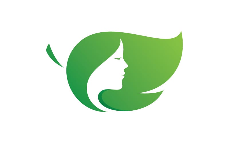 女士美发沙龙标志设计豪华矢量 V8