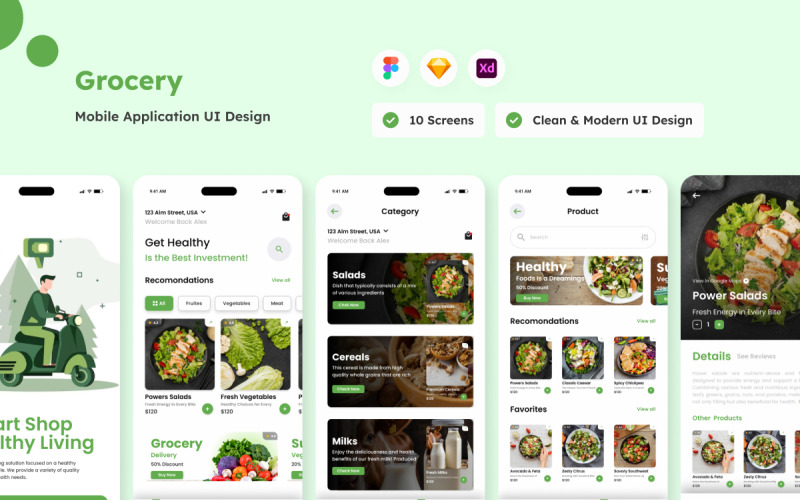 Easy Marts - Aplicación móvil para compras de comestibles