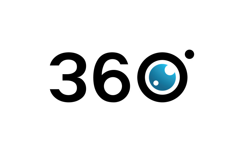 360 graders vektorikoner designmall 6