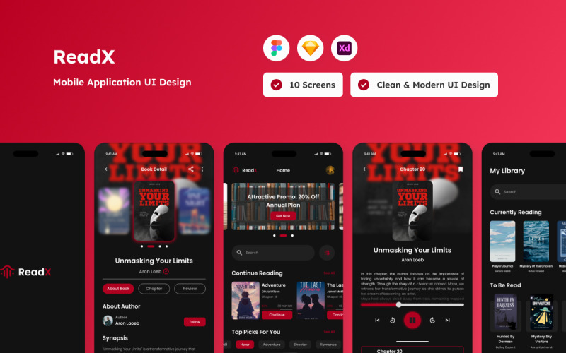 ReadX — мобильное приложение для чтения электронных книг