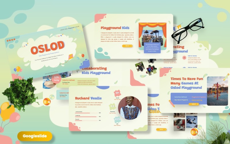 Oslod - Modello Googleslide per parco giochi