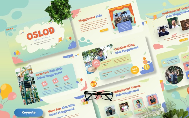 Oslod - Speeltuin Keynote-sjabloon
