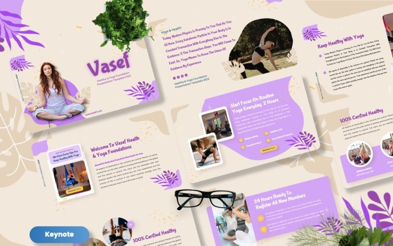 Vasef - Modelli per presentazioni di yoga