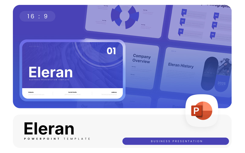 Eleran – Szablon prezentacji biznesowej PowerPoint