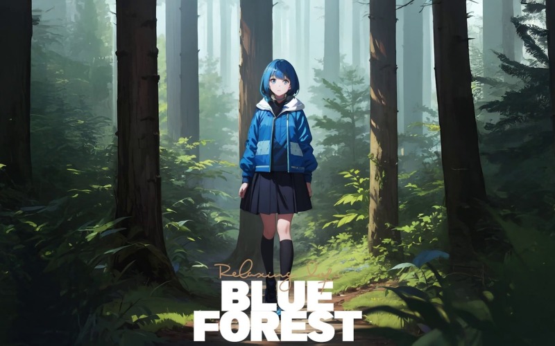 Personagens se tornam amigos / Lofi Blue Forest