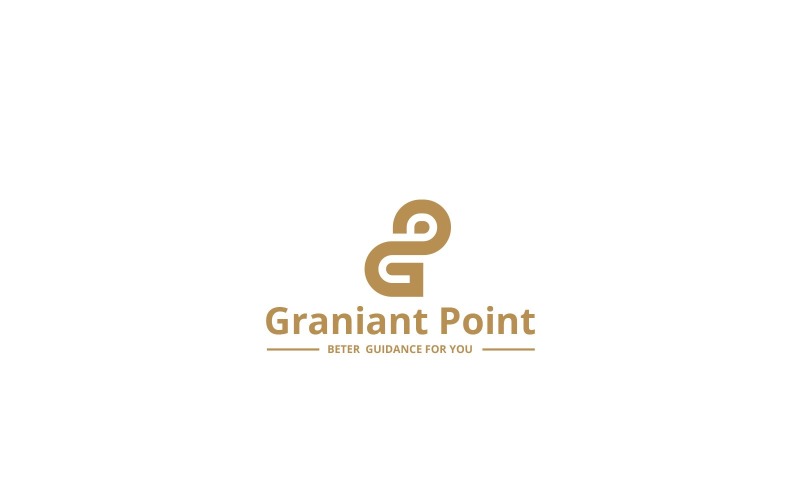 Буква Pg или дизайн логотипа gp
