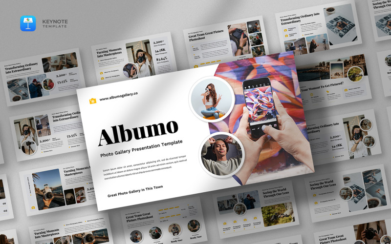 Albumo - Шаблон презентации фотогалереи